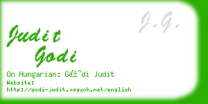 judit godi business card
